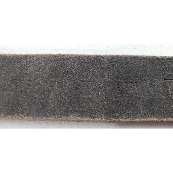 Fossil Brown Embossed Tooled Leather Western Belt Womens Medium Boho - Picture 4 of 8